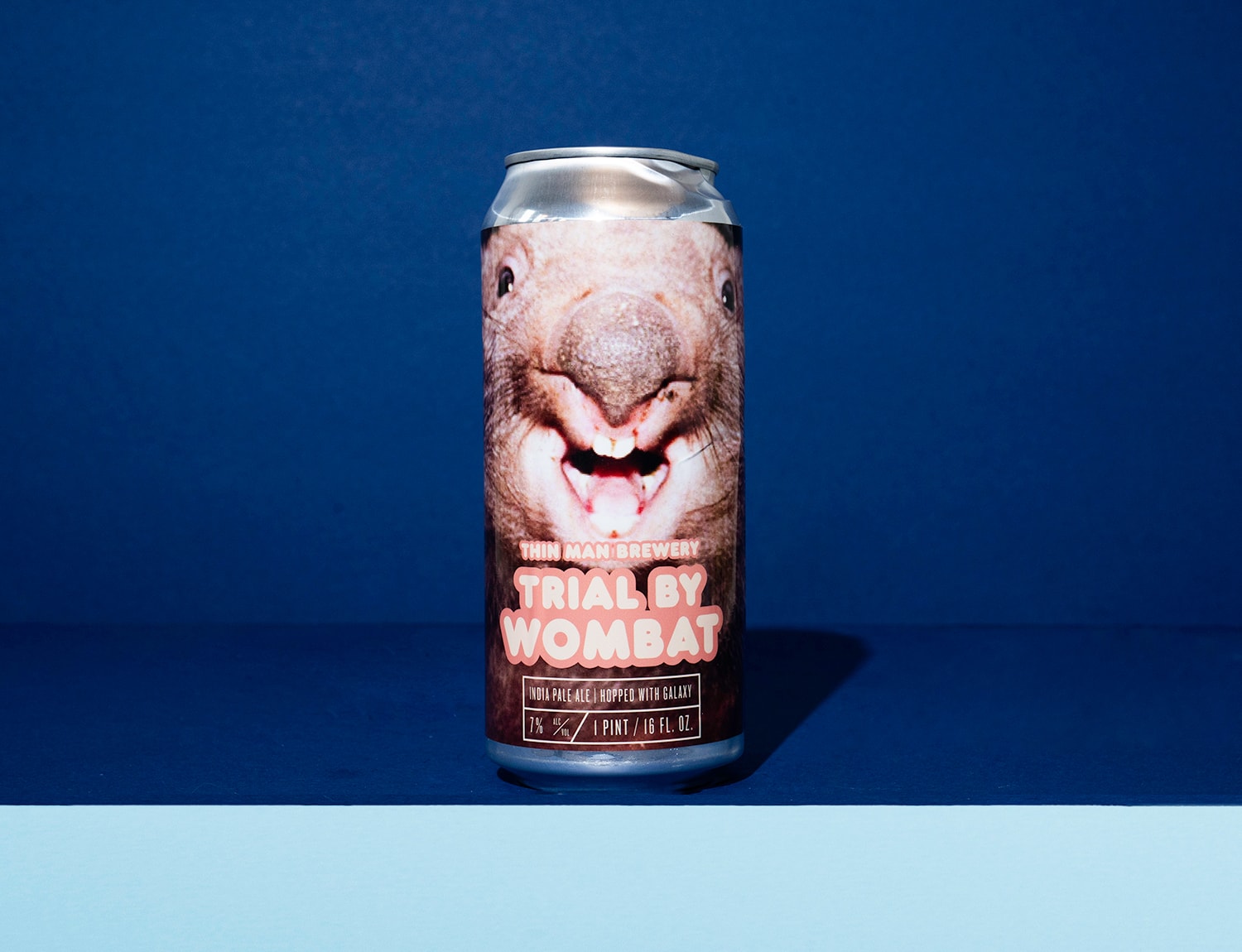 Trial by wombat beer can